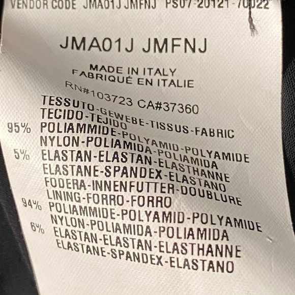 ARMANI COLLEZIONI- Black jersey dress, size 14 - Picture 3 of 3